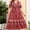 Red, variant on ZHUGeLI Summer Dress Women's Bohemian Plus-size Long Dress Beach Dress Short Sleeve Dress Sundress Up to 50% off
