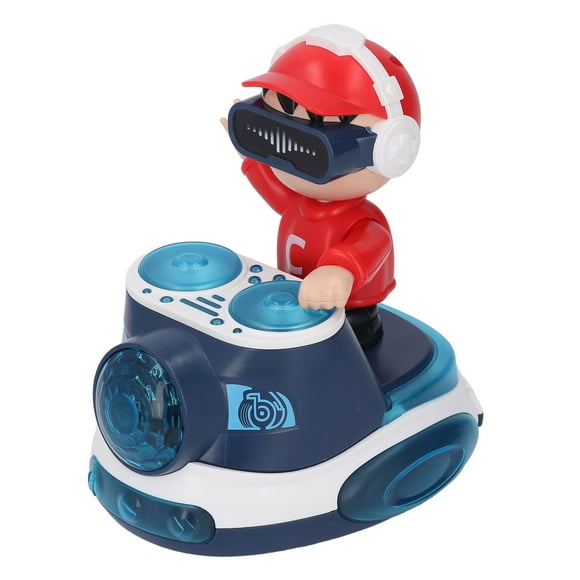 DJ Bouncing Beat Rock Boy Dancing Toy, Música Intermitente Luz Universal Rueda Robot Coche Para Niños Pequeños