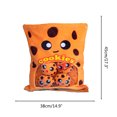 thumbnail image 3 of Juguete de peluche de Hojaldre de Queso Jadeshay Almohada Rellena de Merienda, 3 of 8