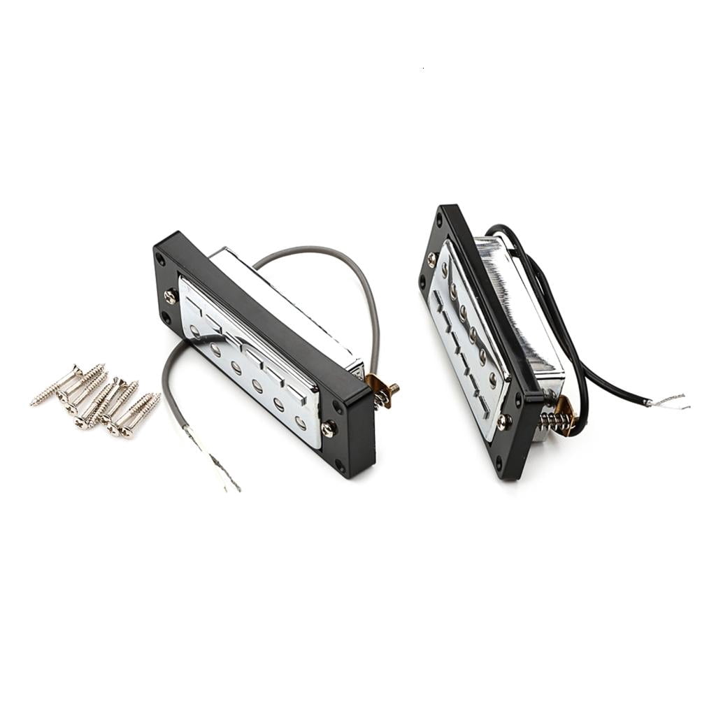 CEORPER Electric Guitar Humbucker Black Frame Double Coil Pickup Guitar Replacement Part