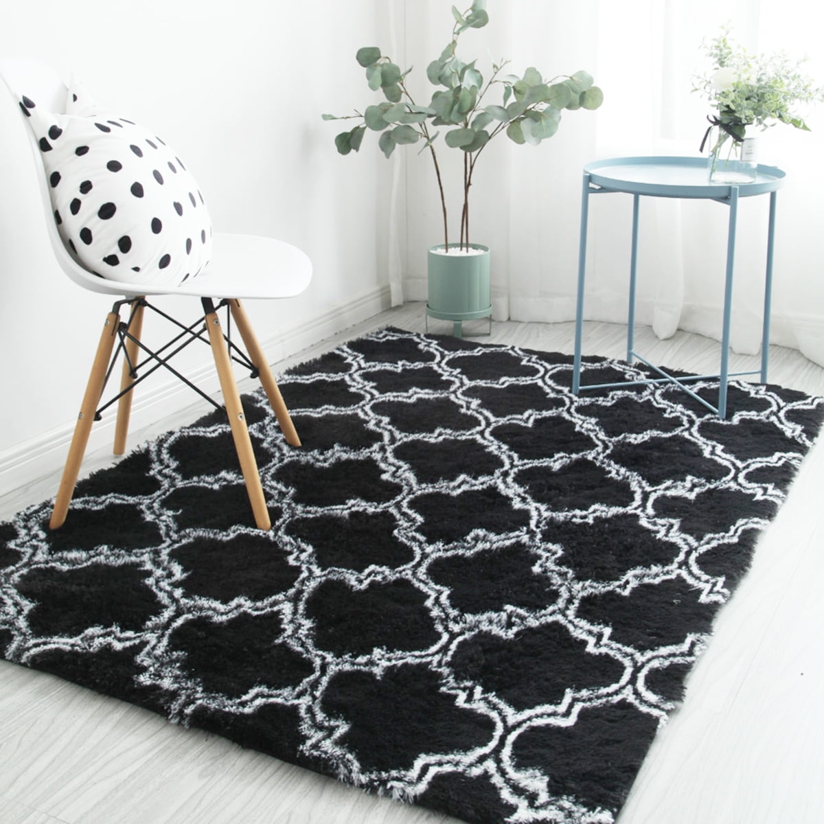 4 Sizes Super Soft Area Rugs, Indoor Plush Rug, Tatami Fluffy Living