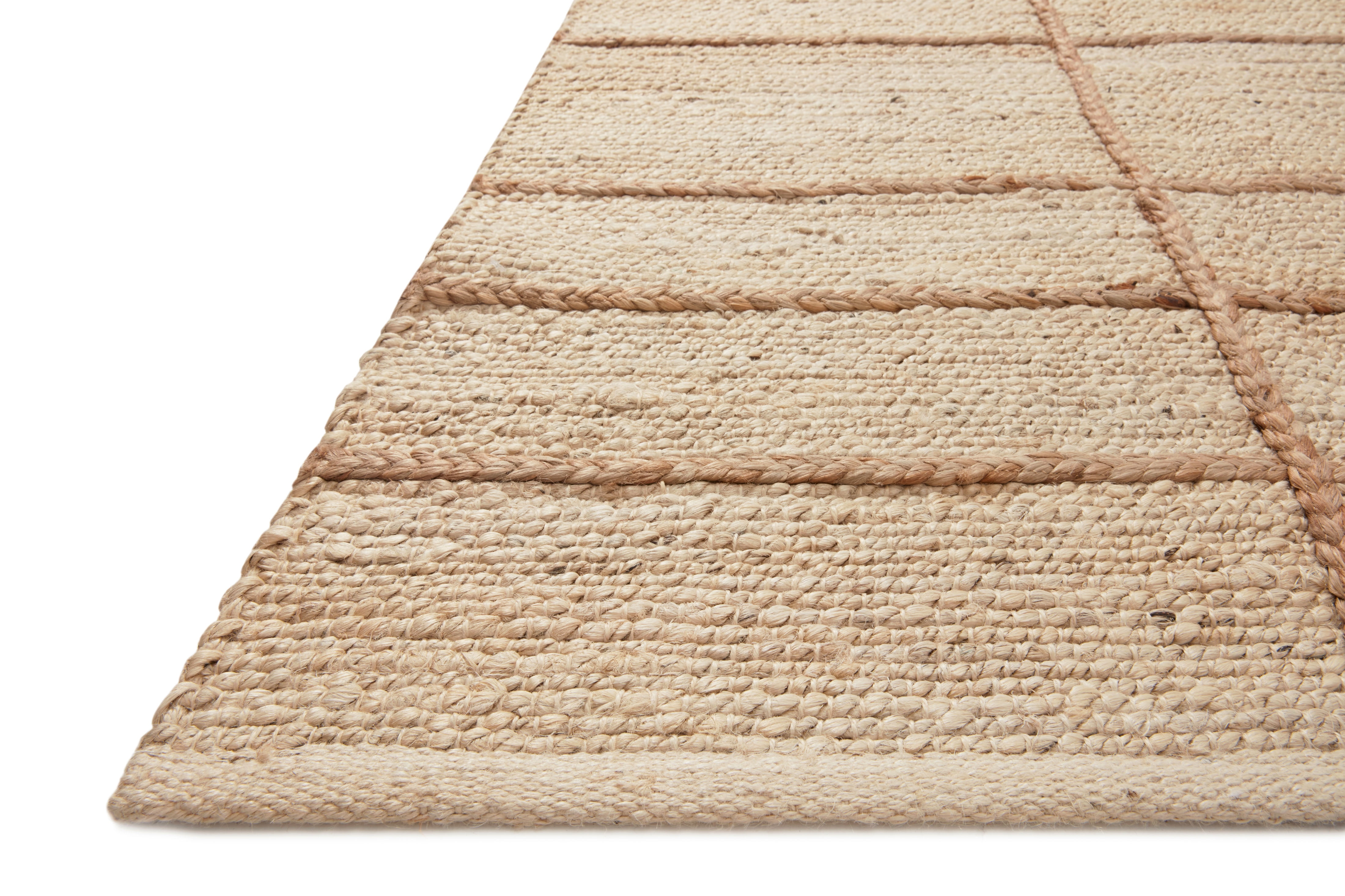 Loloi Bodhi Collection BOD-04 Ivory / Natural, Geometric Area Rug 2'-0" x 5'-0"