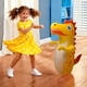 thumbnail image 5 of Juguete inflable de dinosaurio para niños | Ejercicio y juego de descompresión en interiores | Material de PVC, suave y seguro, 5 of 6