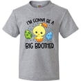 thumbnail image 3 of Inktastic Easter I'm Gonna Be a Big Brother with Green and Blue Eggs Youth T-Shirt, 3 of 5