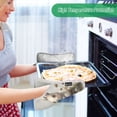 thumbnail image 7 of Two Pieces Of Square Heat Insulation Pad Oven Mitts 7x9.8 Inch Oven Microwave Kitchen Cooking Baking Super Lovely Cartoon Rabbit, 7 of 7