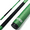 Green, variant on GSE Games & Sports Expert 58" 2-Piece Fiberglass Graphite Composite Billiard Pool Cue Stick for Commercial/Bar & House Use