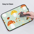 thumbnail image 6 of Bingfone Mushroom Bee Laptop Sleeve Case 15 Inch, 360° Protective Computer Carrying Bag, 6 of 9