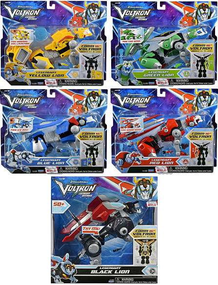 voltron legendary defender toys