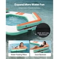 thumbnail image 3 of KFFKFF Inflatable Floating Dock, 8.5 x 8.5 FT Inflatable Dock Platform, Non-Slip Water Air Mat with Portable Carrying Bag and Detachable Ladder, 3 of 9