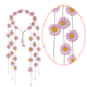 thumbnail image 3 of Diadema con corona floral, tocado hippie para mujer, tocado de flores ajustable, accesorios para el cabello Ormromra, 3 of 5