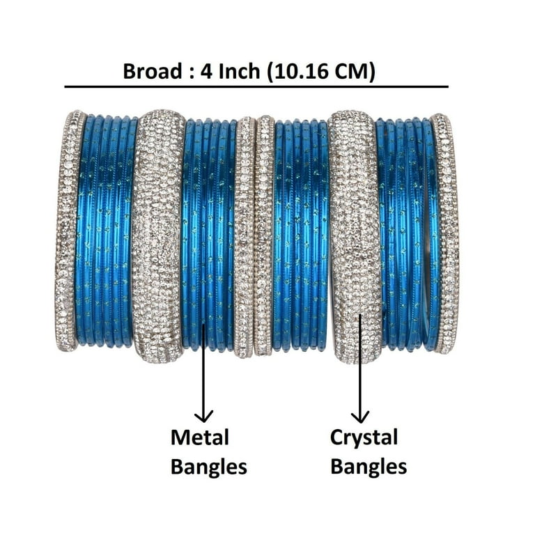 Blue 2025 metal bangles