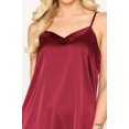 thumbnail image 4 of Velvet Mixed Adjustable Strap Round Hem Camisole, 4 of 5