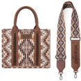 thumbnail image 1 of Bolso de mano Wrangler Boho Aztec para mujer con correa de guitarra, 1 of 7