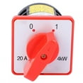 thumbnail image 2 of Interruptor selector de control de leva de generador de 3 posiciones y 6 terminales, 380 V, 20 A, 4 kW, 2 of 12