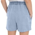 thumbnail image 6 of OGLCCG Jean Shorts for Girls Teens Elastic Waisted Denim Shorts with Pockets Baggy Lightweight Summer Shorts 5-15 Years, 6 of 6