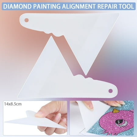 

knqrhpse diamond painting kits 5D Painting Adjustment Drill Fix Aligning Dot Ruler Tools Diamond Tools Home Improvement room decor