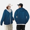 thumbnail image 4 of Balery Dark Blue Sudadera ligera de manga larga con capucha y protección solar UPF 50+ para hombre y mujer, ideal para pesca y running-3X-Large, 4 of 7