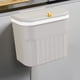 thumbnail image 4 of Papelera pequeña de 26 cm con anillo de presión - Cesta de basura de plástico para cocina, baño y sala de estar - Diseño compacto de 16 cm de alto que bloquea los olores, 4 of 6