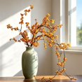 thumbnail image 5 of Orange Berry Branch Artificial Bittersweet Floral Stem Bendable Fall Faux Flower Branch Indoor Harvest Table Vase Arrangement for Fall Home Decor, 5 of 7