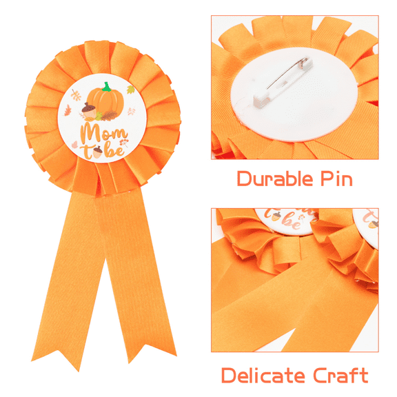 2ooya 5 Piece Maternity Belt Set, Orange Floral Embellishment for Portrait Photography