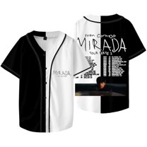 Ivan Cornejo Mirada Tour 2025 Merch Baseball Jacket Tee Summer Unisex Fashion Short Sleeve V-Neck T-Shirts