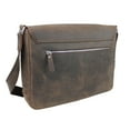thumbnail image 2 of Vagarant Traveler 16" Cowhide Leather Messenger Bag LM10.WR, 2 of 3