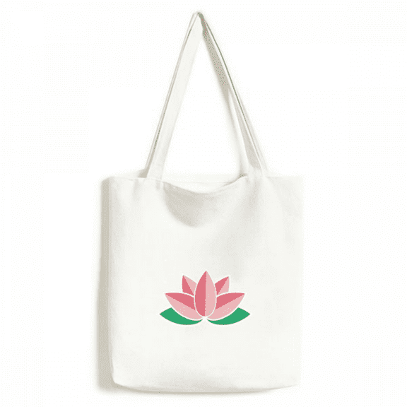 Flower Lotus Lotus Flower Tote Canvas Bag Shopping Satchel Casual Handbag