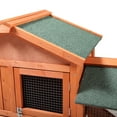 Veryke Indoor Rabbit Hutch, Rabbit Cage, Wooden Bunny Cages with Run