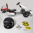 thumbnail image 2 of HyperGoGo Go Kart, Go Kart Conversion Kit for Hoverboards, Safe for Kids Adults, Self Balancing Scooter, Compatible with most Hoverboards except Xiaomi, Hoverboard Not Included, 2 of 12