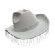 thumbnail image 5 of Western Cowboy Hat Hat, novedad, protección solar, borde ancho con borla para el festival de música, fiesta de viaje de fiesta, boda de vacaciones, 5 of 8