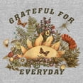 thumbnail image 2 of Girl's Lost Gods Grateful for Everyday Graphic Tee Athletic Heather Large, 2 of 5