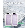 thumbnail image 6 of Key Fob Cover Compatible with Toyota Fortuner RAV4 Prime Tacoma Camry XSE Corolla Cross Land Cruiser CHR Hilux Tundra Highlander Grand Highlander Crown 2016-2026 4 Button Keychain,A Purple, 6 of 8