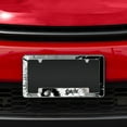 thumbnail image 2 of San Antonio Basketball Spur's Chrome Metal License Plate Frame with Bold Tie Dye Design, 2 of 6