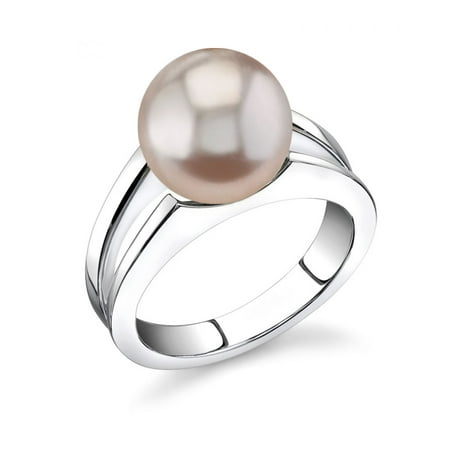10 Mm Pearl Ring - 10mm Pink Freshwater Cultured Pearl Kasandra Ring