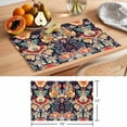 thumbnail image 6 of Mexican Watercolor Placemats Set of 12, Flower Texture Modern Abstract Design Pattern Non-Slip Place Mats Washable Table Mats for Kitchen Dining Table Decorations Indoor/Outdoor, 6 of 9