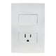 thumbnail image 1 of Placa Interruptor Y Contacto Leviton Blanco, 1 of 3