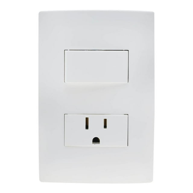 Placa Interruptor Y Contacto Leviton Blanco