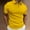 Yellow, variant on Huuilaibazoo Mens Golf Shirts Short Sleeve Casual Banded Bottom Stretch Classic Fit Solid T-Shirts