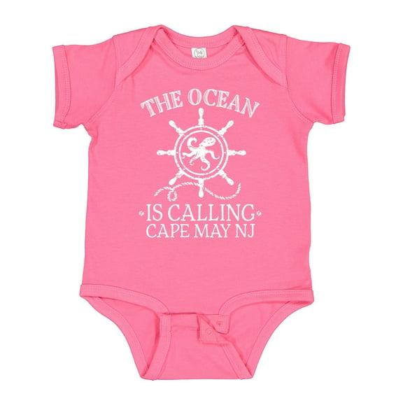 Inktastic Cape May New Jersey Boys or Girls Baby Bodysuit