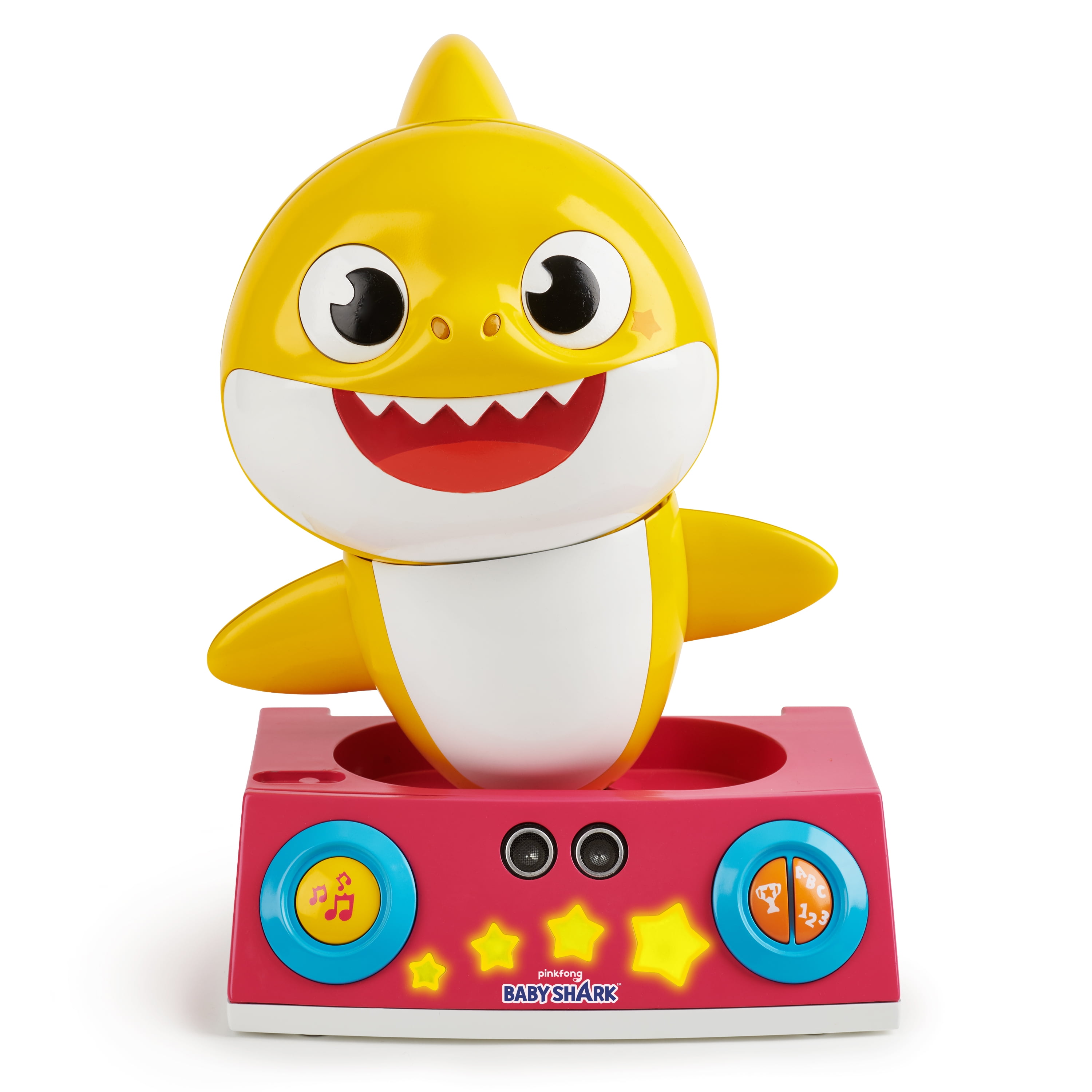 Pinkfong Baby Shark Official by WowWee - Baby Shark Dancing DJ Toy, Yellow,  for Ages 2+ 