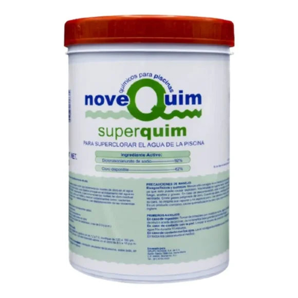Dicloro para Alberca Rápida Cloración, Superquim de 1 Kg