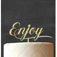 thumbnail image 3 of Custom Name Wedding Cake Topper Personalized Rustic Wooden Cake Tooper Cake Decoration 8"-9" Inches Wide, 3 of 3
