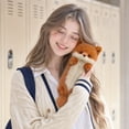 thumbnail image 6 of Zeyigg Cute Plush Pencil Case for Kids Girls, Soft Furry Pencil Pouch, Large Capacity Zipper Pen Holder Bag for School Supplies and Stationery,White, 6 of 7