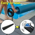 thumbnail image 5 of Swimming Pool Solar Reel Cover Waterproof Pool Solar Blanket Reel Cover for Pools Reel Up to 18' Wide Black, 5 of 8