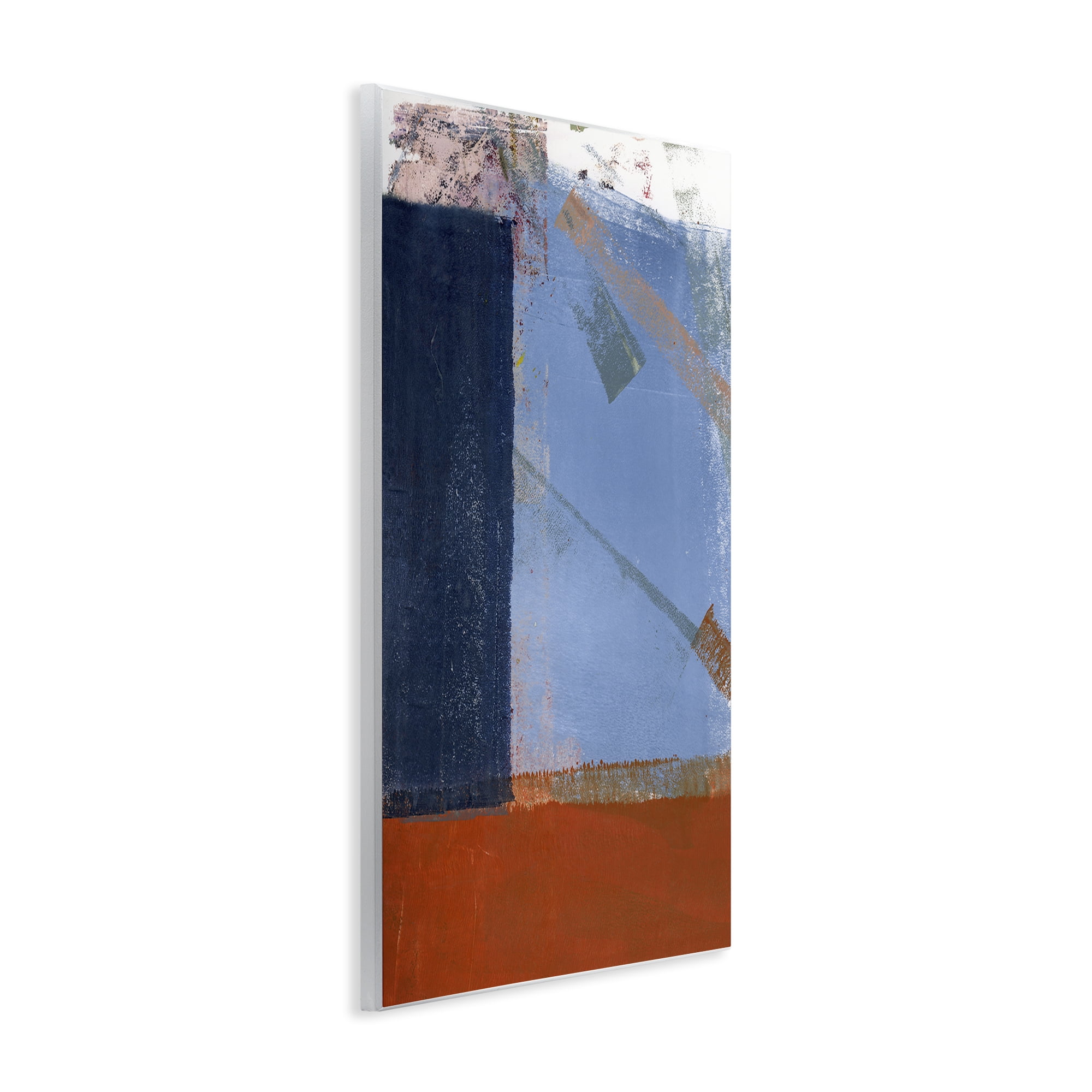 Stupell Industries Structured Shapes Abstract Abstract Painting Unframed Art Print Wall Art, 13 x 19