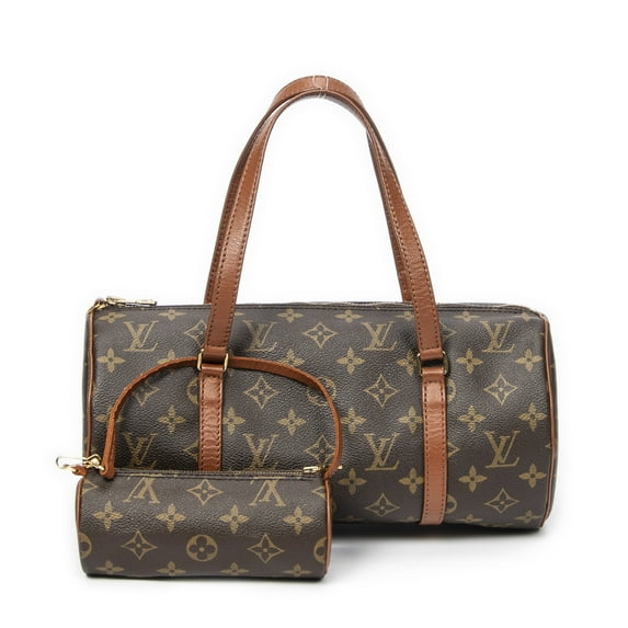 Pre-Owned Louis Vuitton Brown Papillon 30 Handbag Monogram Canvas
