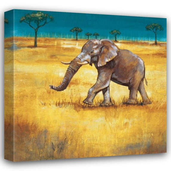 Selina Werbelow 20x20 Gallery Wrapped Canvas Wall Art Titled - On the Plains III