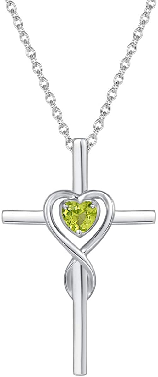 Sterling Silver Birthstone Peridot 
