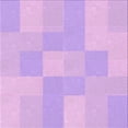 thumbnail image 1 of Ahgly Company Machine Washable Indoor Square Transitional Heliotrope Purple Area Rugs, 7' Square, 1 of 7