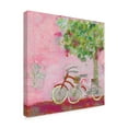 thumbnail image 2 of Trademark Fine Art 'Pink Bicycles' Canvas Art by Kellie Day, 2 of 3